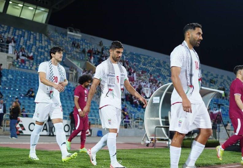 عکس جدید تیم ملی ایران و قطر | کی روش و امیر قلعه نویی با هم رو در رو شدن
